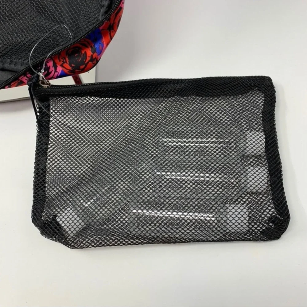 NINE TO NINE Floral Travel Organizer Makeup Bag‎
